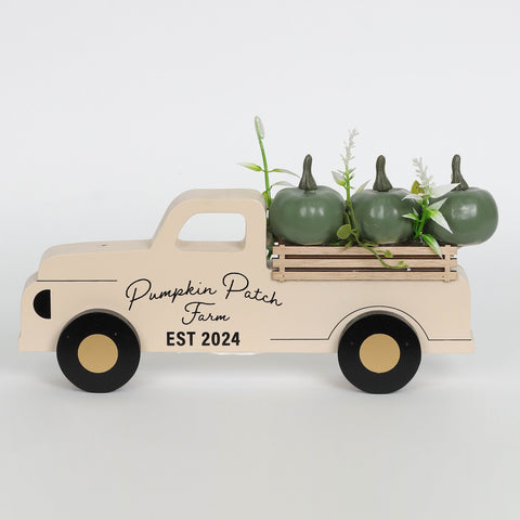 Harvest Pumpkin Patch Car Décor with Pumpkin