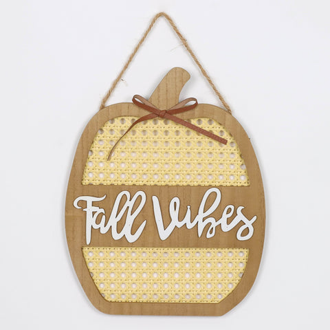 Harvest Fall Vibes MDF Wall Hanger Deco