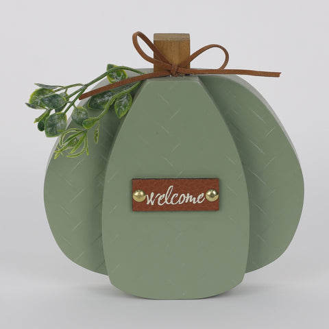 Harvest Welcome MDF Pumpkin Décor