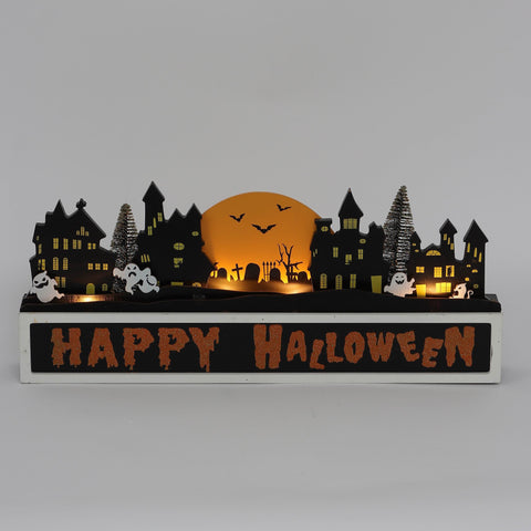 15.5*2.125*6.5‘’Happy Halloween Table Décor