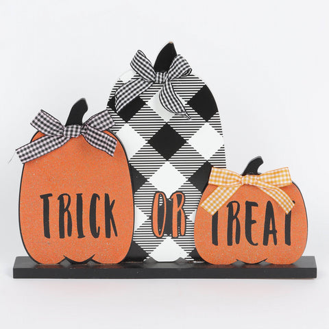 Halloween Trick Or Treat Pumpkin Table Décor
