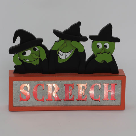 10.25*2*8‘’ Halloween Screech Table Décor