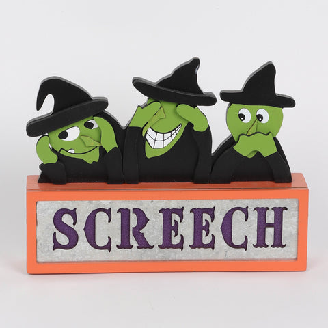 10.25*2*8‘’ Halloween Screech Table Décor
