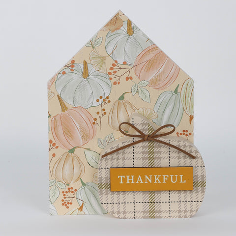 Harvest Pumpkin MDF House Table Décor