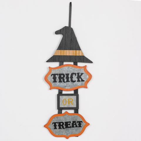 Halloween Trick Or Treat Wall Hanger Décor