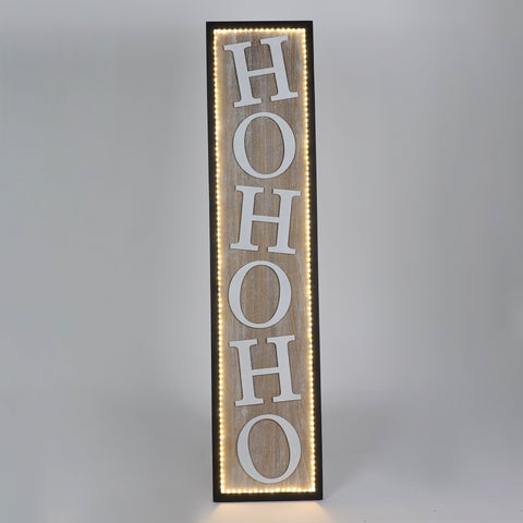 Christmas 10.625*1.375*47.25''Mdf Hohoho Sign Décor | Christmas Decor | Festive Holiday Decoration