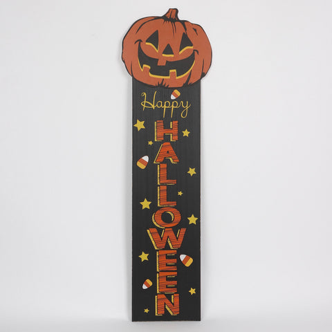 Halloween Welcome MDF Pumpkin Sign Décor