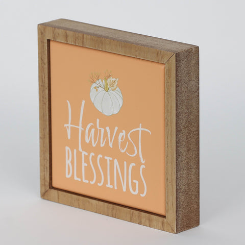 Harvest Blessing MDF Table Décor