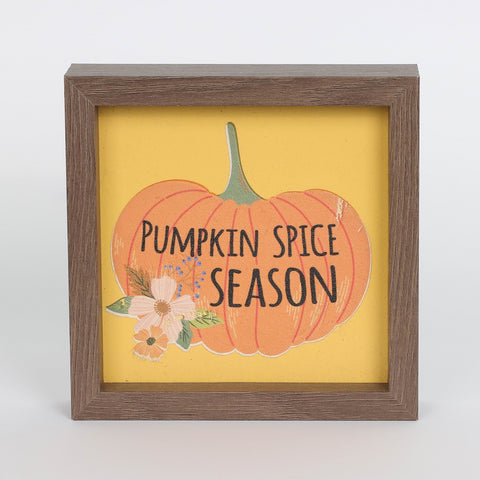 Harvest Pumpkin Spice Swason MDF Table Decor