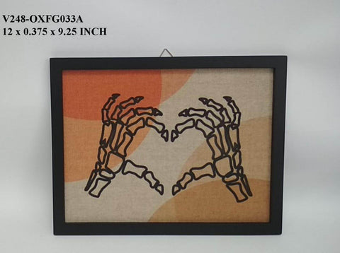 Halloween Plastic Wall Plaque 