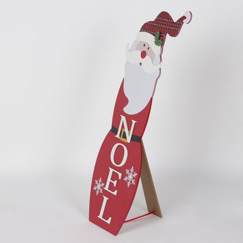 Christmas 11.5*0.625*32.0'' Mdf Noel Sign Décor