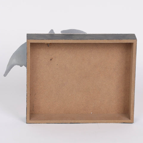 9.75*1.5*6.875‘’Orange Mdf Boo Table Décor