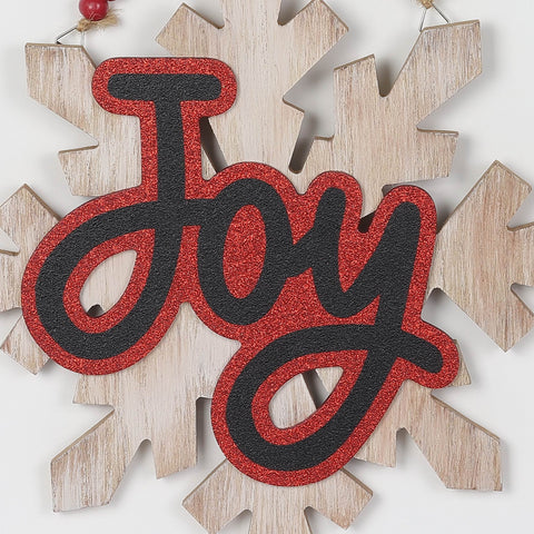 Christmas 11.75*0.5*0.0''Joy Sign Mdf Ornament | Christmas Decor | Festive Holiday Decoration