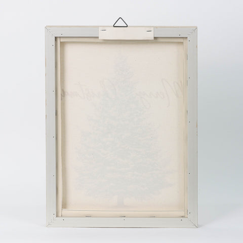 Christmas 11.75*1.25*15.75'' Mdf Wall Décor W/Christmas Tree