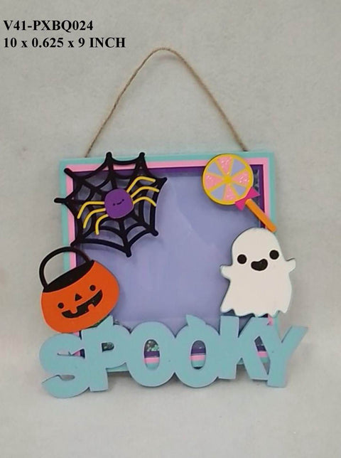 Halloween Plastic Wall Plaque 