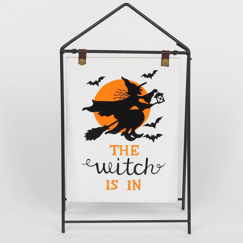 Halloween "The Witch Is In" Hanging Décor