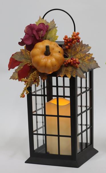 ORG PMK LATERN FLORAL