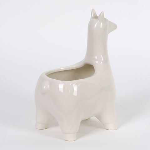 Ceramic Lama Decoration | Ceramic Vase | Boho Home Decor