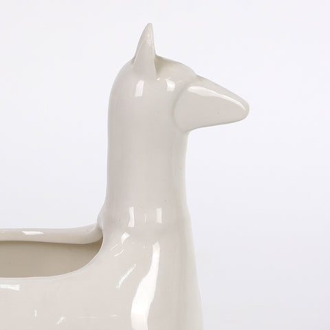 Ceramic Lama Decoration | Ceramic Vase | Boho Home Decor
