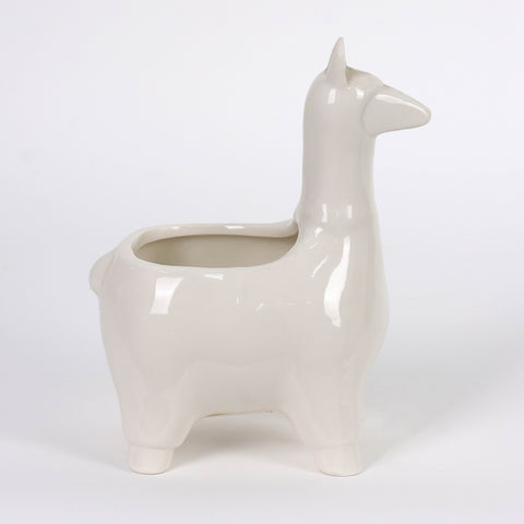 Ceramic Lama Decoration | Ceramic Vase | Boho Home Decor