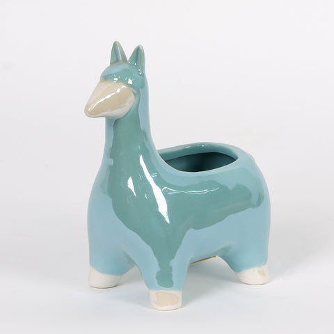 Ceramic Lama Decoration | Ceramic Vase | Boho Home Decor