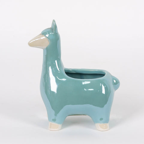 Ceramic Lama Decoration | Ceramic Vase | Boho Home Decor