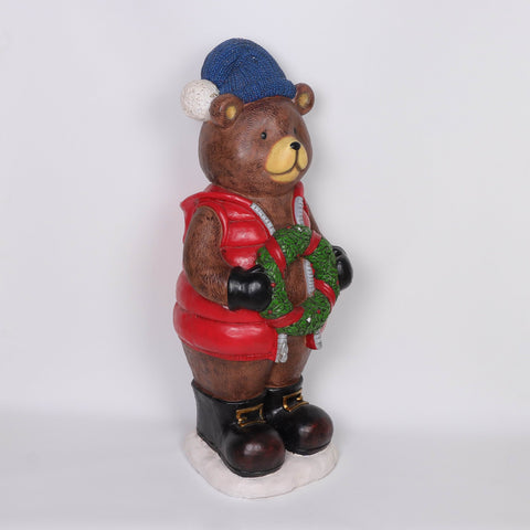 Christmas Resin Bear Décor