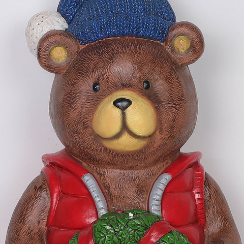 Christmas Resin Bear Décor