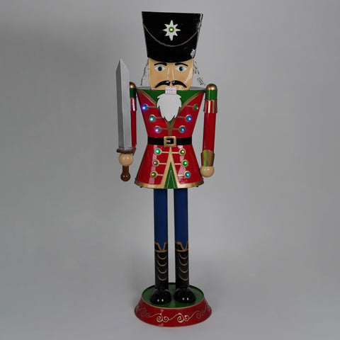Christmas Nutcracker Décor - Soldier Red and Green Nutcracker