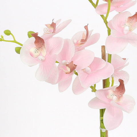 Nearly Natural Orchid Phalaenopsis Artificial Arrangement in Vase