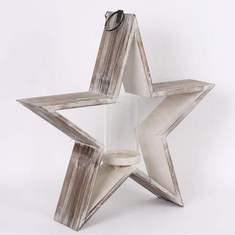 Metal Star Tea Lite Holder | Christmas Decor | Festive Holiday Decoration