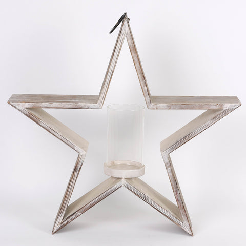 Metal Star Tea Lite Holder | Christmas Decor | Festive Holiday Decoration
