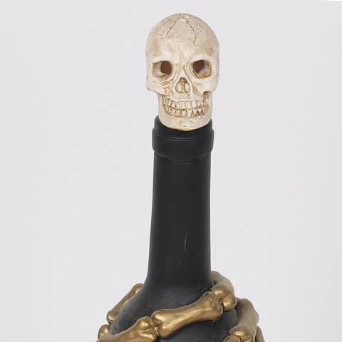 3.25*13.0'' Black Bottle W/Gold Hands Décor