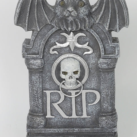 7.5*2.625*12.25'' Rip Skull Tombstones Décor