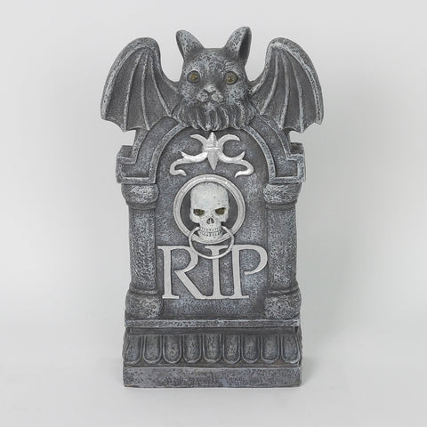 7.5*2.625*12.25'' Rip Skull Tombstones Décor