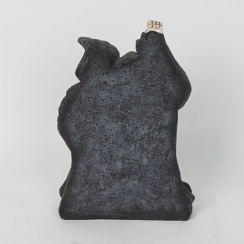 8.0*2.5*12.75''Black Death Awaits Ghost Tombstone Décor