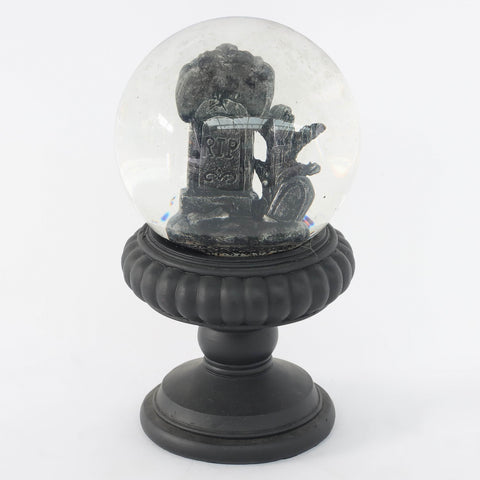 4.5*8.0''Ghost Black Resin Water Ball Décor