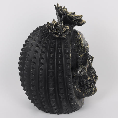 6.75*9.0''Ghost Skull Décor W/Lite