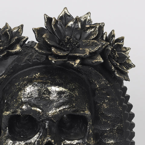 6.75*9.0''Ghost Skull Décor W/Lite