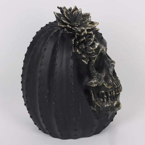 6.75*9.25'''Ghost Skull Décor W/Lite