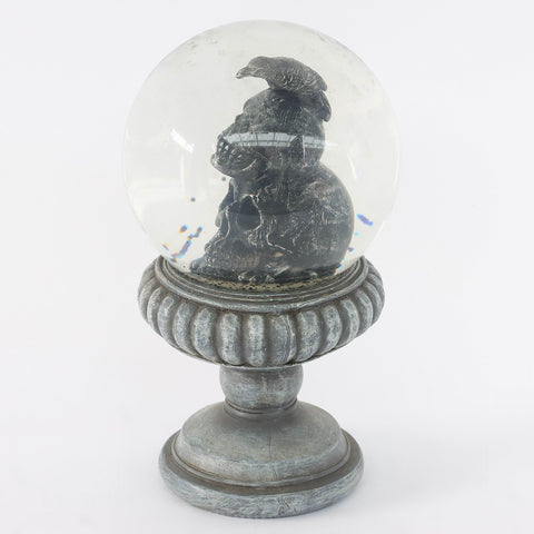 4.5*8.5'' Grey Resin Water Ball Décor