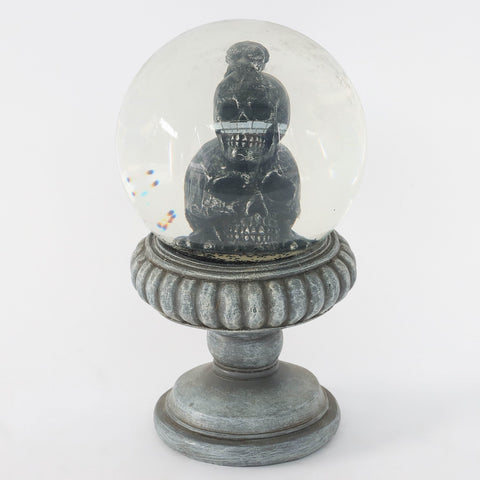 4.5*8.5'' Grey Resin Water Ball Décor