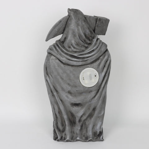 9.625*6.0*24.0''Skull Enter At Your Own Risk Tombstone W/Lite Décor