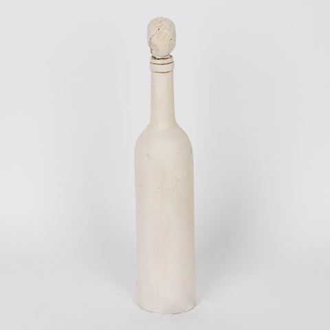 3.25*2.75*14.25'' White Bottle W/Ghost Couple Décor