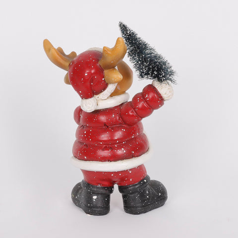 Christmas Resin Reindeer Décor
