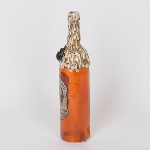3.0*12.5''Orange Glass Bottle Décor