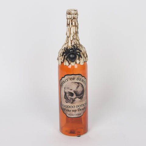 3.0*12.5''Orange Glass Bottle Décor