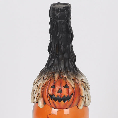 3.0*12.5''Orange Glass Bottle Décor