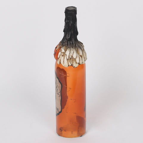3.0*12.5''Orange Glass Bottle Décor