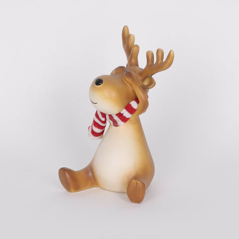 Christmas Resin Reindeer Décor